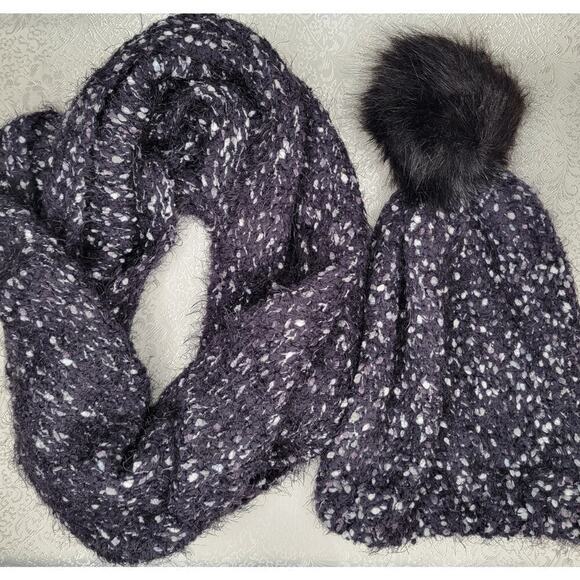 Lof of women's winter scarves 9 & 1 hat warm cozy Merrell Calvin Klein Patriots - Picture 3 of 11